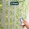 96 LED Decorative Leaf Curtain with Copper Wire and Warm Lights